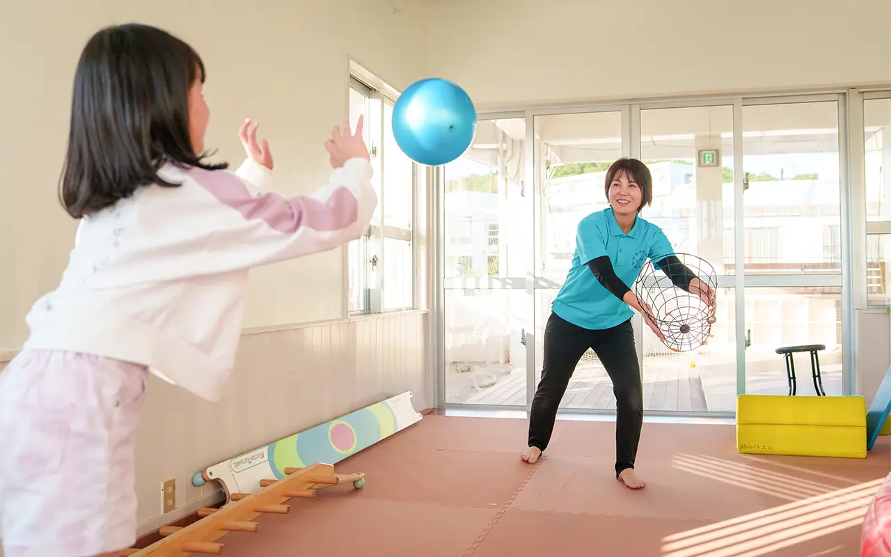 ボールを使ったコントロールを養う運動