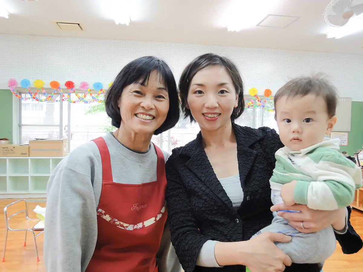 金武町嘉芸小学校 元校長 平良瑞枝先生と仲間知穂