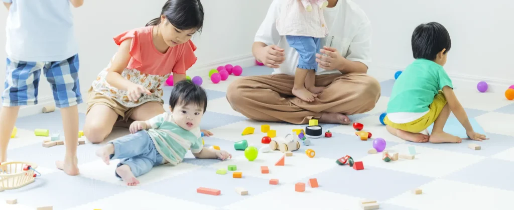 ゆいまわるの南風原町委託事業の親子通園ゆうなえんのイメージ