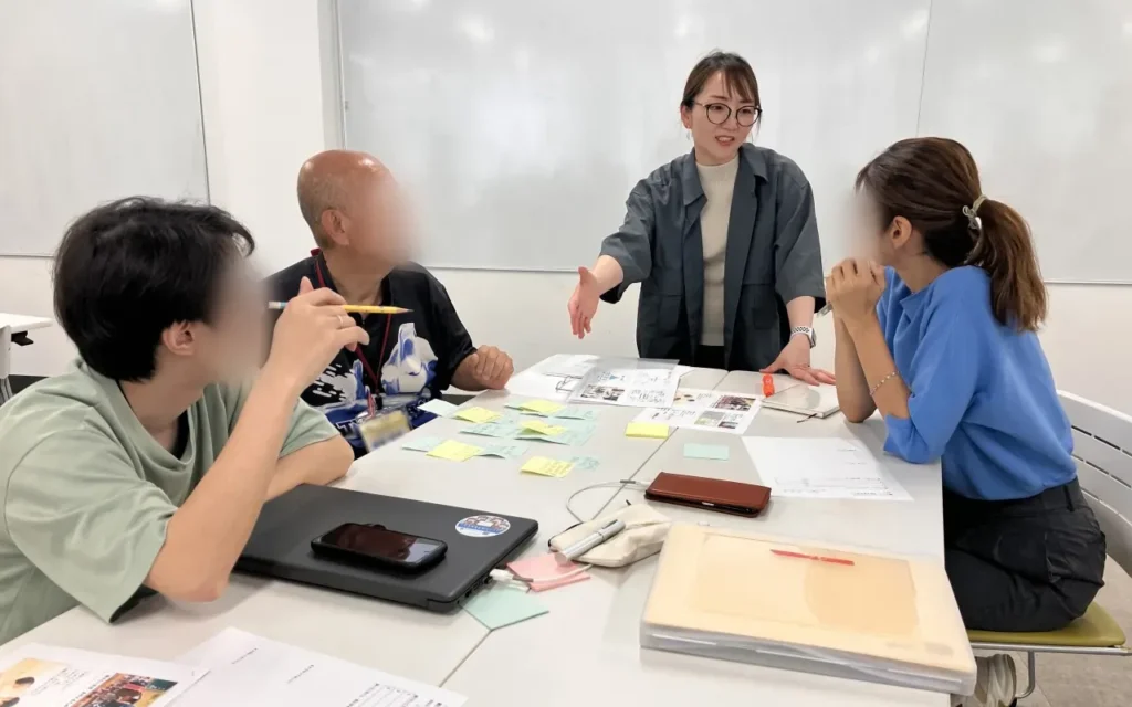 企業・団体向けの研修・グループワークの様子